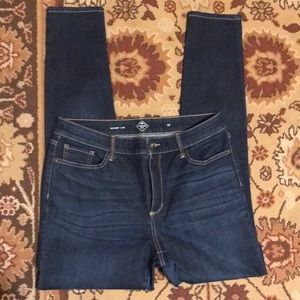 St. John’s bay skinny jean size 12 tall. 33” inseam. Dark.